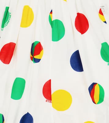 Baby polka-dot cotton onesie | Stella McCartney Kids