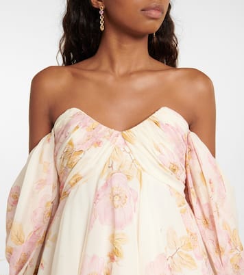Miniabito in seta con stampa | Giambattista Valli