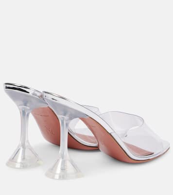 Mules Lupita 95 in PVC | Amina Muaddi