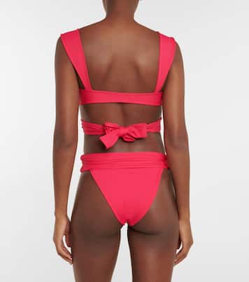 Twisted high-rise bikini bottoms | Magda Butrym
