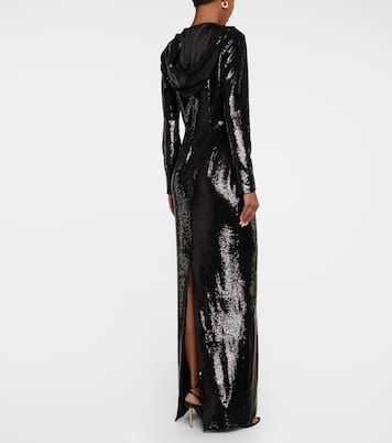 Sequin-embellished hooded gown | Tom Ford
