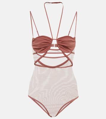 Cutout tulle bodysuit | Nensi Dojaka