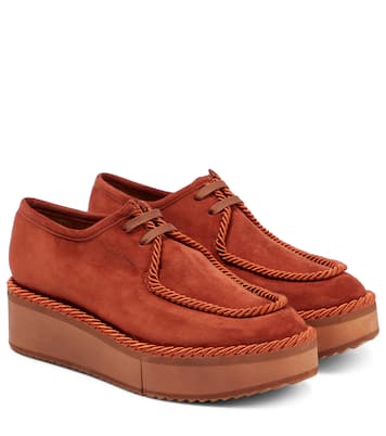 Plateauschuhe Blair aus Veloursleder | Clergerie