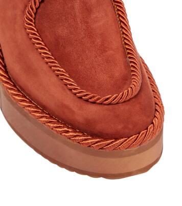 Plateauschuhe Blair aus Veloursleder | Clergerie