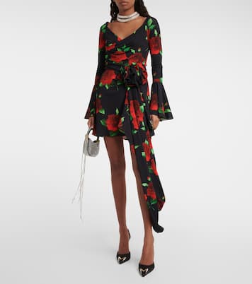Floral ruched minidress | Magda Butrym