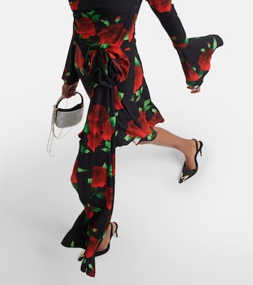 Floral ruched minidress | Magda Butrym