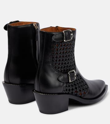 Nellie leather ankle boots | Chloé