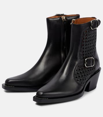 Nellie leather ankle boots | Chloé