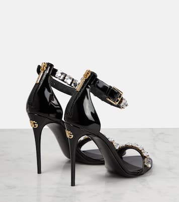 Verzierte Sandalen aus Lackleder | Dolce&Gabbana