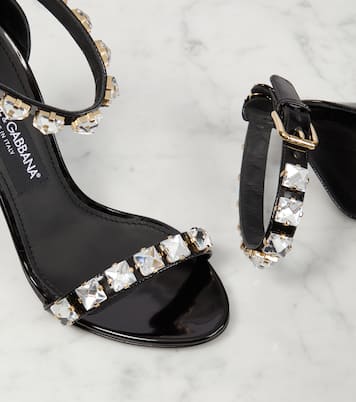 Verzierte Sandalen aus Lackleder | Dolce&Gabbana