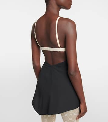 Bralette Moonogram in mesh | Marine Serre