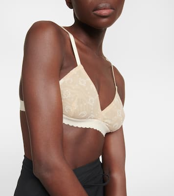 Bralette Moonogram in mesh | Marine Serre