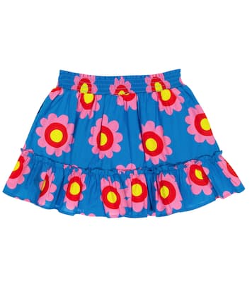 Jupe en coton à fleurs | Stella McCartney Kids