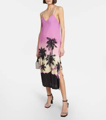 Printed midi dress | Palm Angels