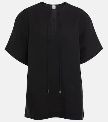 Camicia Fluid Tie oversize | Toteme