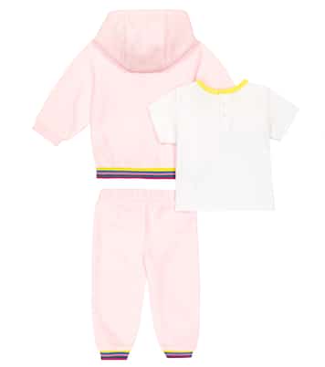 Baby - T-shirt, felpa con cappuccio e pantaloni sportivi in misto cotone | Marc Jacobs Kids
