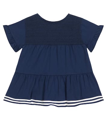 Abito in cotone con ruches | Polo Ralph Lauren Kids