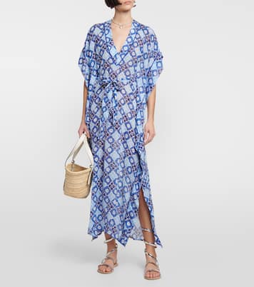 Andrea asymmetric kaftan | Poupette St Barth