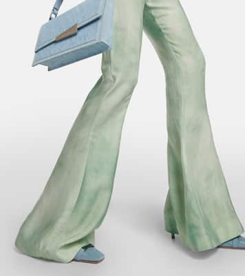 Mid-rise flared pants | Acne Studios