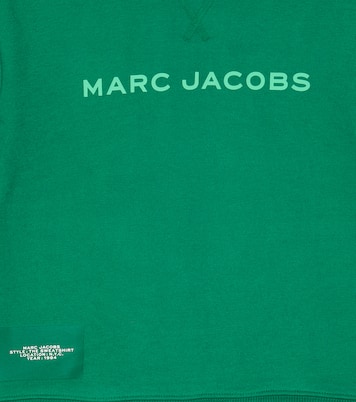 Sudadera en mezcla de algodón con logo | Marc Jacobs Kids