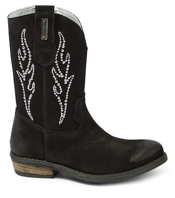 Stivali texani in suede | Monnalisa