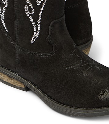 Stivali texani in suede | Monnalisa