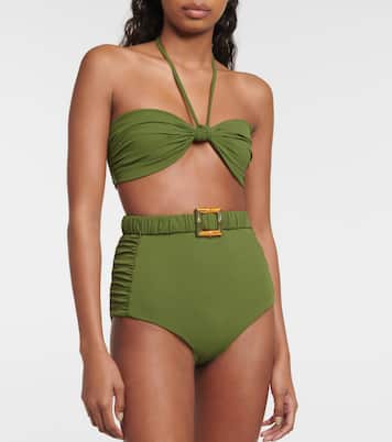 Top bikini con scollo all’americana | Johanna Ortiz