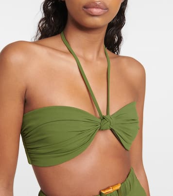 Top bikini con scollo all’americana | Johanna Ortiz