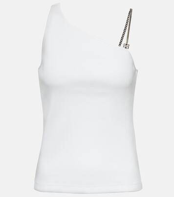 Chain-detail jersey tank top | Givenchy