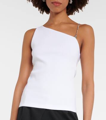 Chain-detail jersey tank top | Givenchy