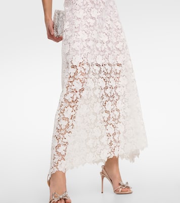 Vestido de fiesta de encaje de guipur | Oscar de la Renta