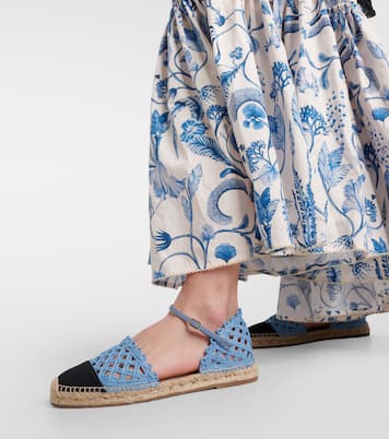 Sandales espadrilles Sunburst en raphia | Aquazzura
