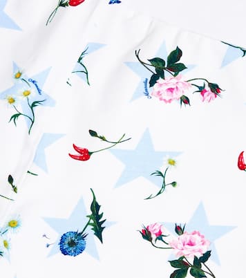 Shorts en mezcla de algodón floral | Monnalisa