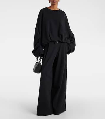 Cotton jersey wide-leg sweatpants | Dries Van Noten