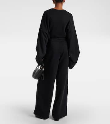 Cotton jersey wide-leg sweatpants | Dries Van Noten