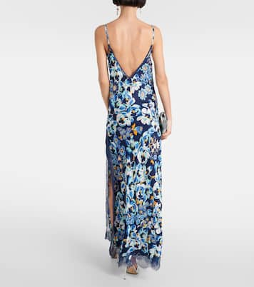 Abito sottoveste con stampa floreale | Poupette St Barth