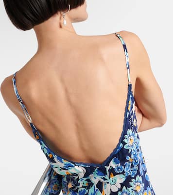 Abito sottoveste con stampa floreale | Poupette St Barth
