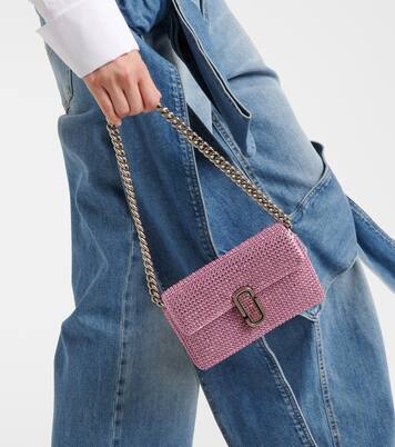 Schultertasche J Marc Mini mit Kristallen | Marc Jacobs