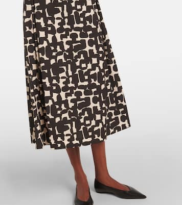 Callas printed cotton poplin midi dress | 'S Max Mara