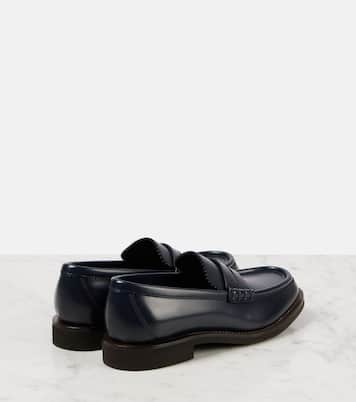 Mocassini in pelle con monili | Brunello Cucinelli