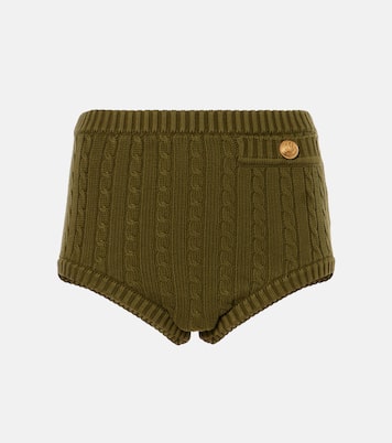 Shorts in misto cotone a trecce | Chloé