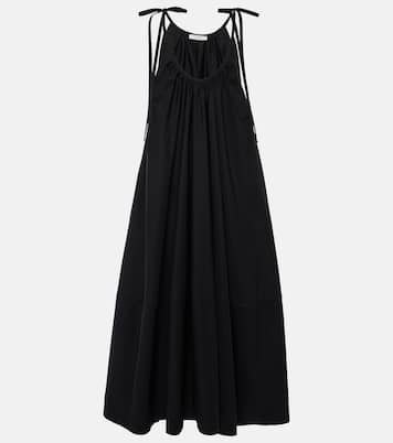 Cotton poplin maxi dress | CO