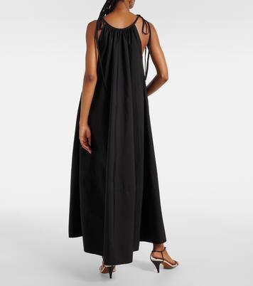 Cotton poplin maxi dress | CO