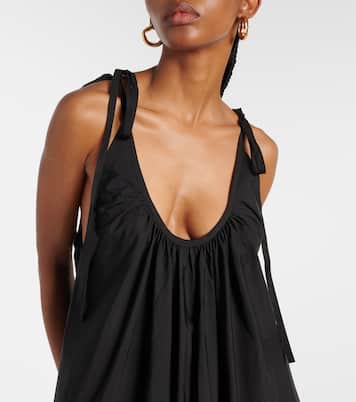 Cotton poplin maxi dress | CO