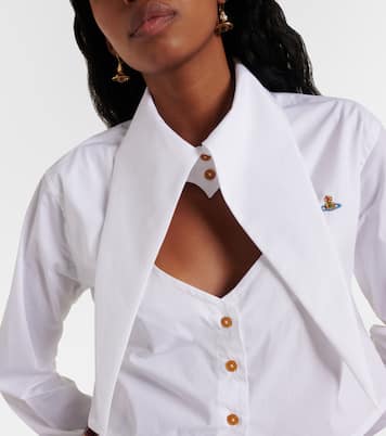 Cropped-Hemd Cut-off Heart aus Baumwolle | Vivienne Westwood