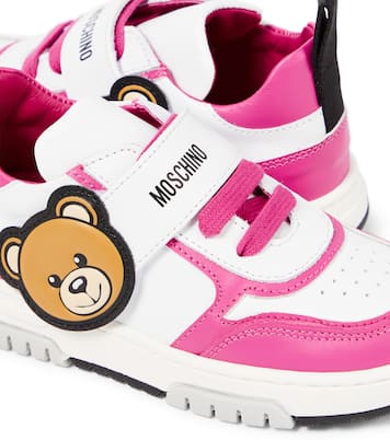 Sneakers Teddy Bear in pelle | Moschino Kids
