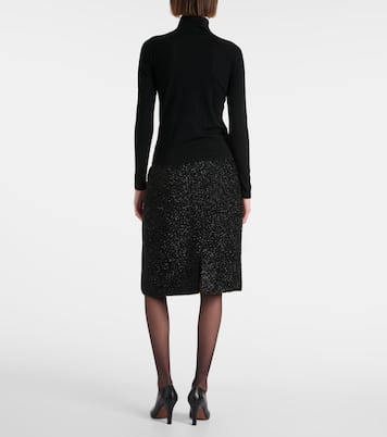 Honna wool turtleneck top | The Row