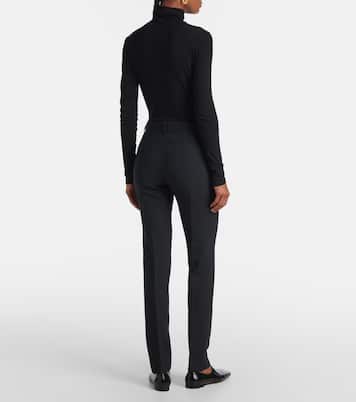 Pantalon slim à taille basse | Toteme
