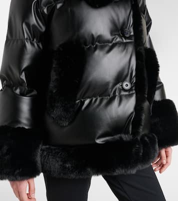 Chaqueta de plumas Solange con borrego sintético | Goldbergh