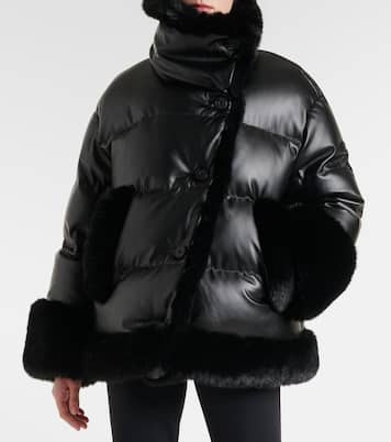 Chaqueta de plumas Solange con borrego sintético | Goldbergh